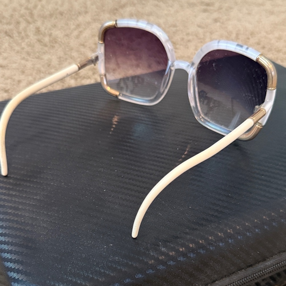 Ted Baker White and Gold Women's Sunglasses - Picture 5 of 8